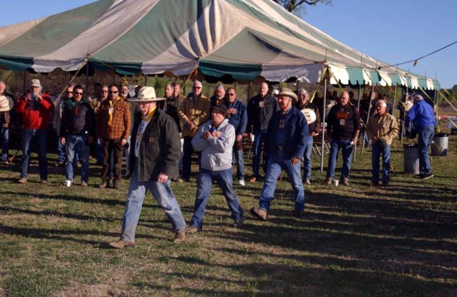 Desert Caballeros Ride Day in Camp