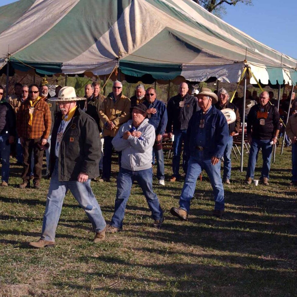 Desert Caballeros Ride Day in Camp