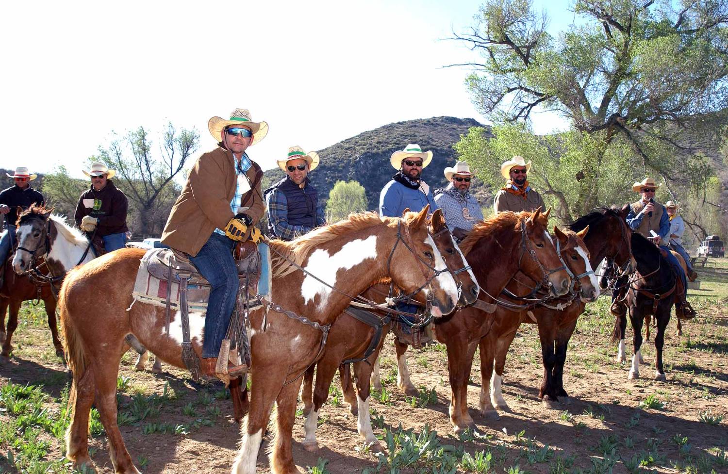 Desert Caballeros Ride Day in Camp