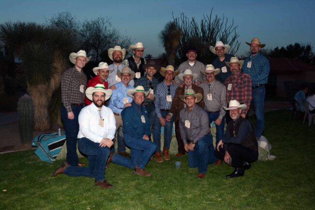 Desert Caballeros Ride El Presidente Party