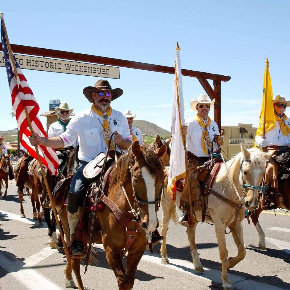 Desert Caballeros Ride Parade Out